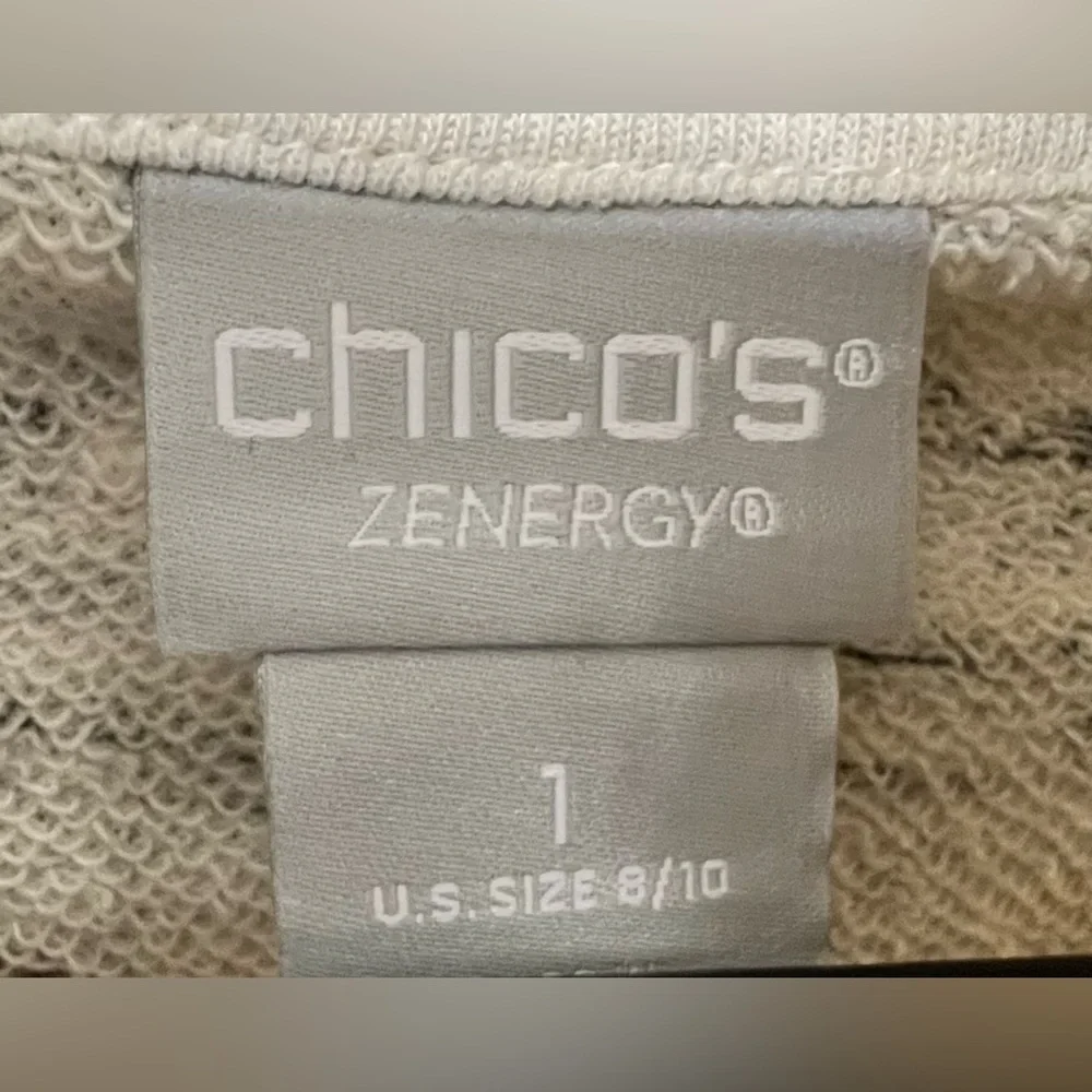 Chico's Cream Cowl Neck Sweater with‎ Textured Knit- Size: 1